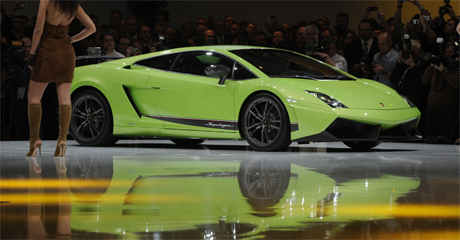 Ferrari und Lamborghini in Genf
