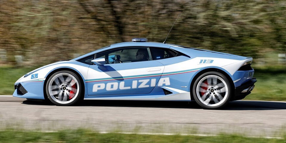 Neuer Lamborghini für die Polizei