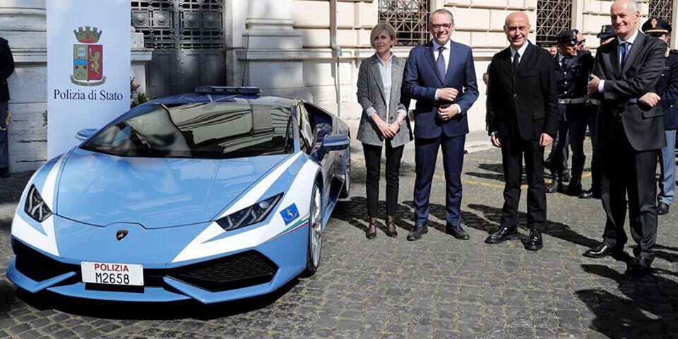 Neuer Lamborghini für die Polizei