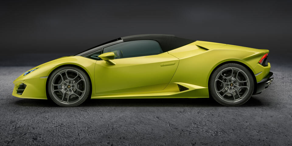 Huracán Spyder mit Heckantrieb