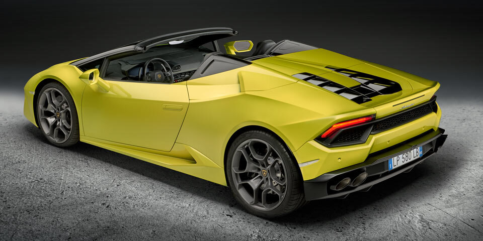 Huracán Spyder mit Heckantrieb