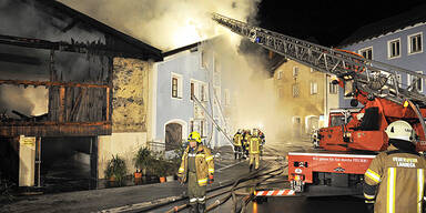 Landeck: Mehrere Häuser in Brand 