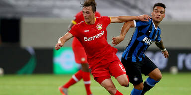 Leverkusen muss sich Inter 1:2 geschlagen geben