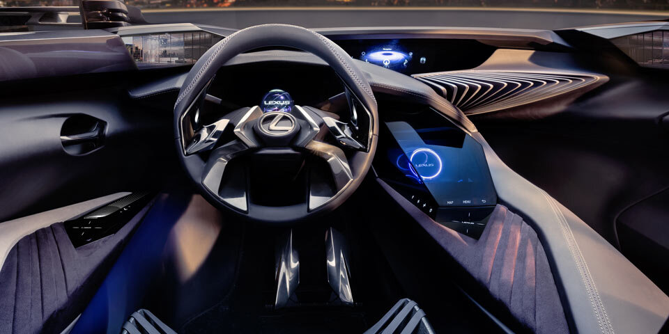 Lexus UX zeigt das Fahren der Zukunft