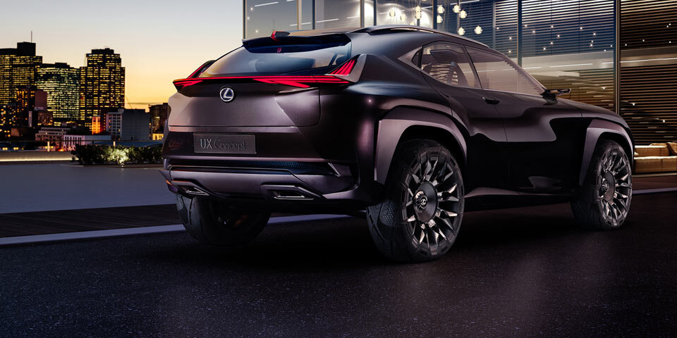 Lexus UX zeigt das Fahren der Zukunft