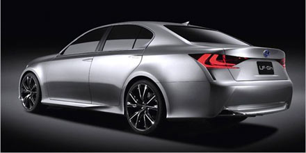 So sieht die Lexus Hybrid-Studie LF-Gh aus