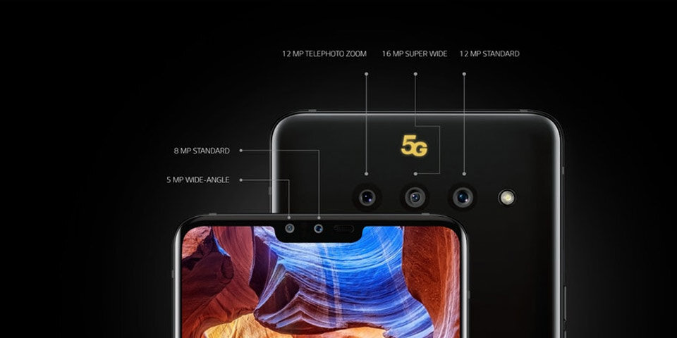 LG V50 ThinQ 5G hat ein zweites Display