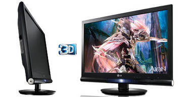 FullHD 3D-Monitor mit 120 Hz von LG