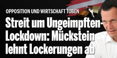 Streit um Ungeimpften-Lockdown geht weiter: Mückstein lehnt Lockerungen ab