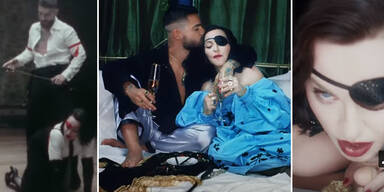 Neues Madonna-Video: Zehenlecken & Domina-Sex