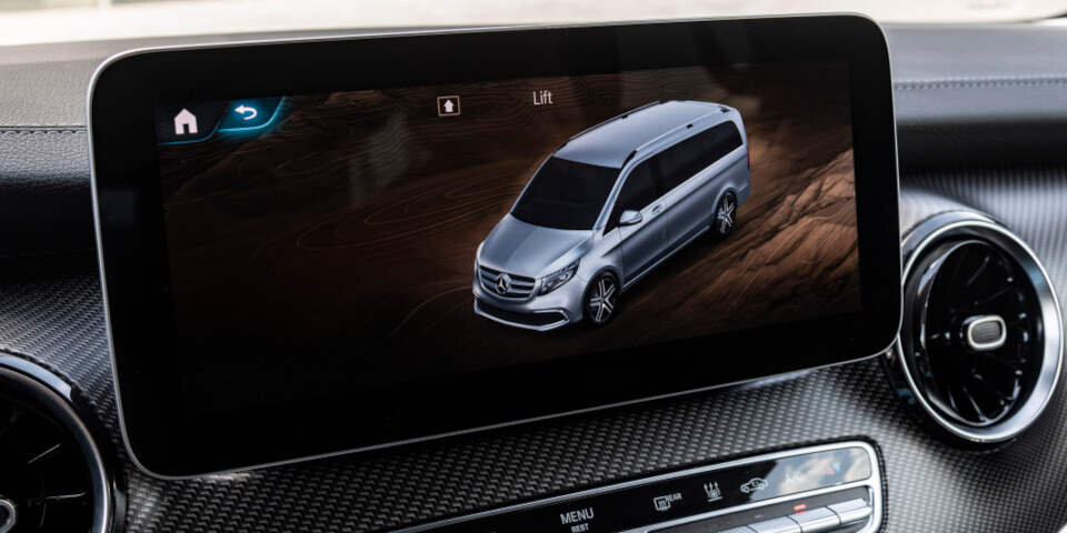 Mercedes V-Klasse jetzt auch mit Luftfahrwerk