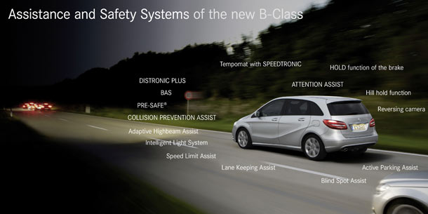 So sicher ist die neue Mercedes B-Klasse