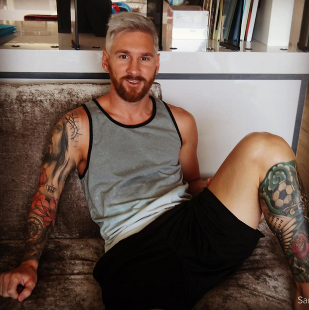So sieht Lionel Messi nicht mehr aus