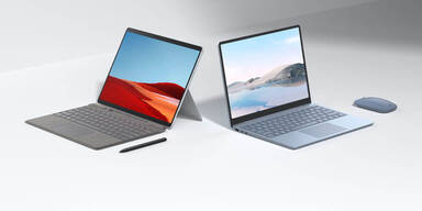 Microsoft bringt Surface Laptop Go und Upgrade für Pro X