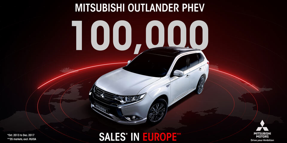 Outlander PHEV knackt 100.000er-Marke