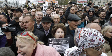 Massive Proteste gegen Putin