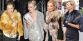 Kate Moss Pelz Paris Fashion Week