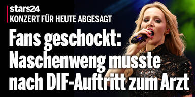 Fans geschockt: Naschenweng musste nach DIF-Auftritt zum Arzt