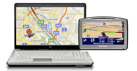 Wir lieben Navigationssysteme und Routenplaner