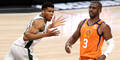 NBA Finale Bucks gegen Suns