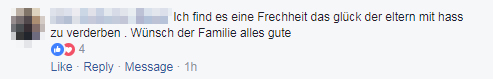 Hetze gegen Neujahrsbaby geht weiter
