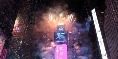 Eine Million feierte am Times Square