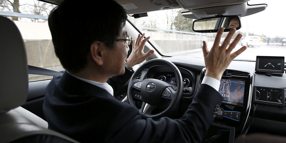 Selbstfahrender Nissan in London getestet
