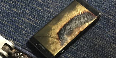 Überarbeitetes Note 7 in Flugzeug explodiert?