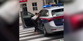 In Linz darf man sein Polizeiauto nicht offen lassen