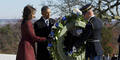 Obama legte Kranz am Kennedy-Grab nieder
