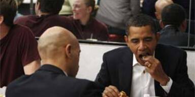 Obama überraschte Gäste in Fast Food-Lokal