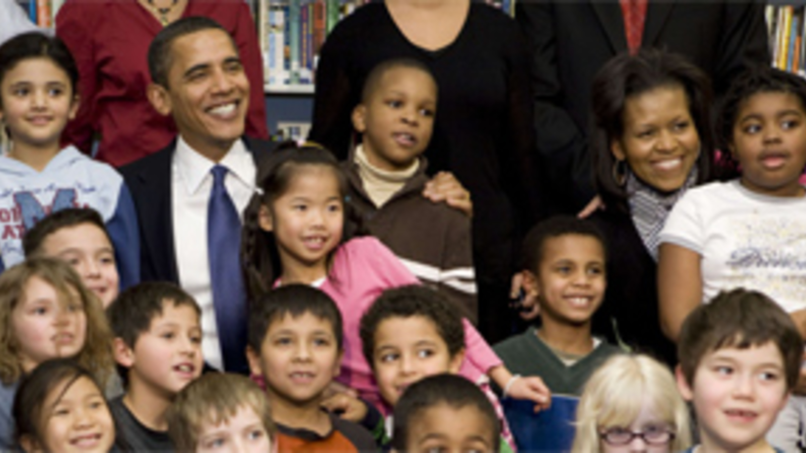 Obama besuchte überraschend Schulklasse