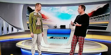 ORF-Kult-Duo moderiert im Pyjama