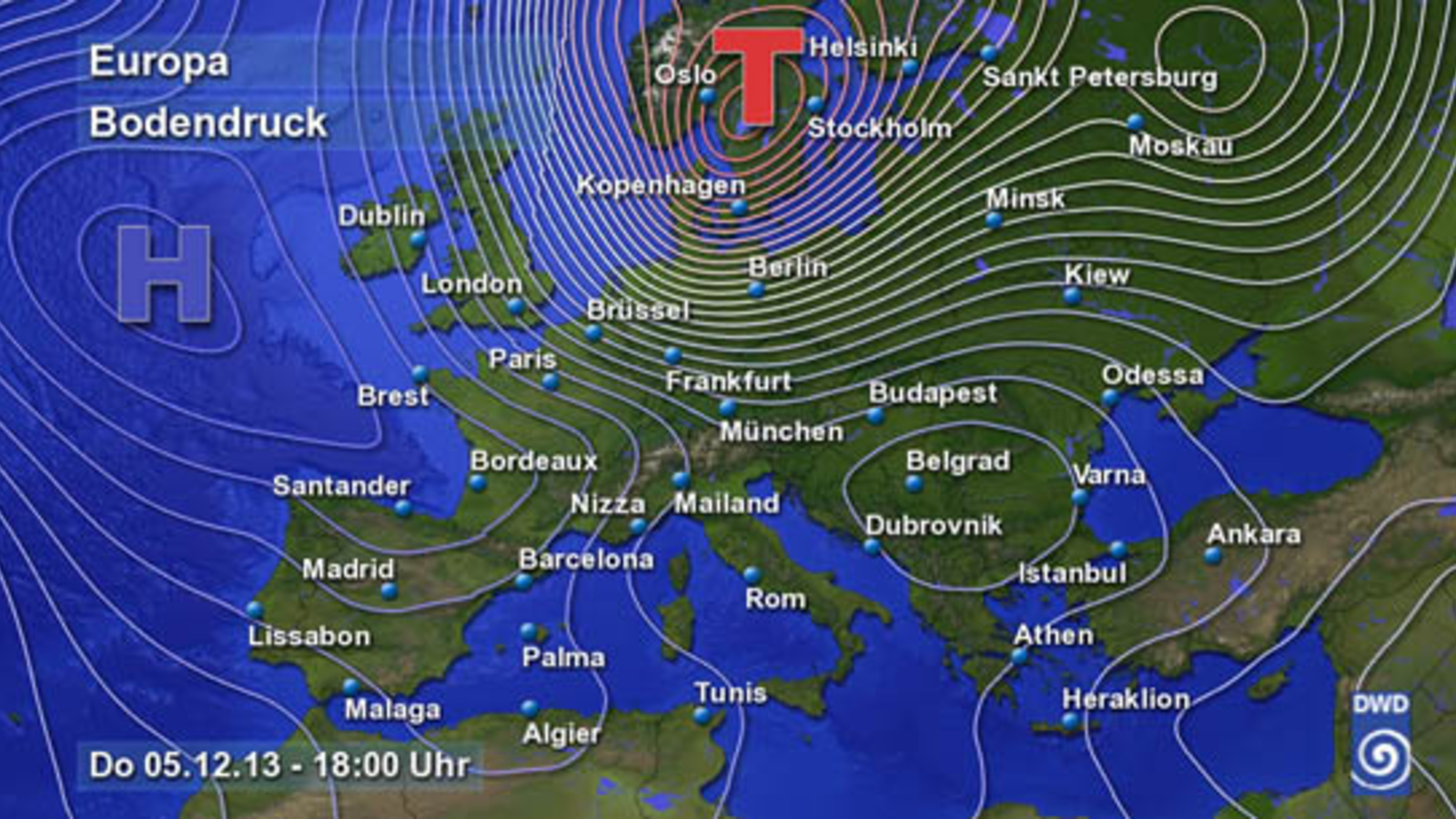 Deutschland rüstet sich gegen Orkan