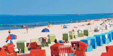Ostsee mit Strandkörben