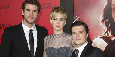 Jennifer Lawrence, Liam Hemsworth, Josh Hutcherson