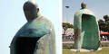 Umstrittene Papst-Statue soll zur Biennale