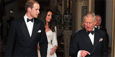 William und Kate Party im Buckingham Palace