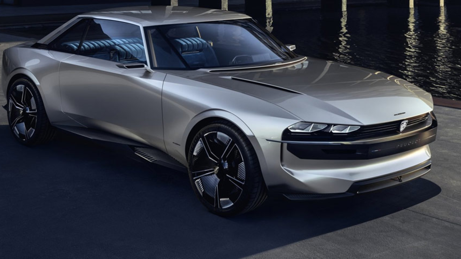 Coole PeugeotStudie im MusclecarLook eLegend erinnert an das 504 Coupe