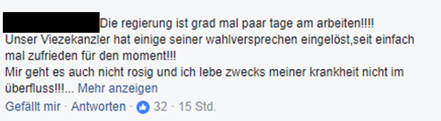 FPÖ erntet Shitstorm auf Facebook