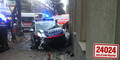 Polizeiautos krachten in Wien zusammen