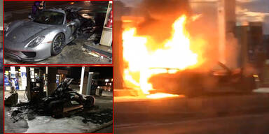 Teuerster Porsche geht in Flammen auf