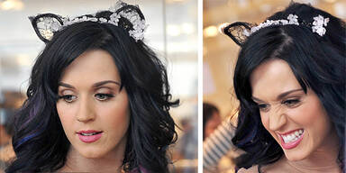 Katy Perry als Schmusekätzchen