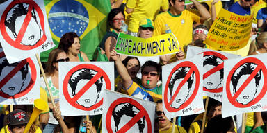 Mega-Proteste gegen Präsidentin Rousseff