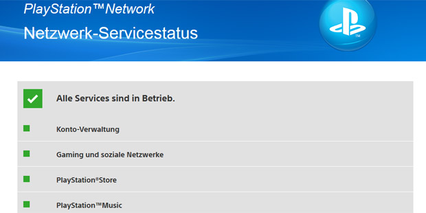 Playstation-Netzwerke kurzzeitig ausgefallen