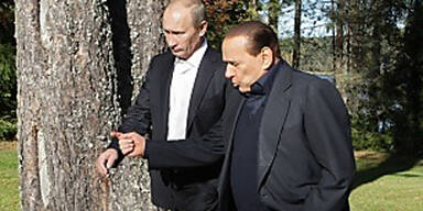 Wladimir Putin Silvio Berlusconi