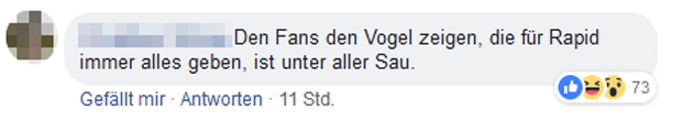 So reagieren Rapid-Fans auf Djuricin-Geste