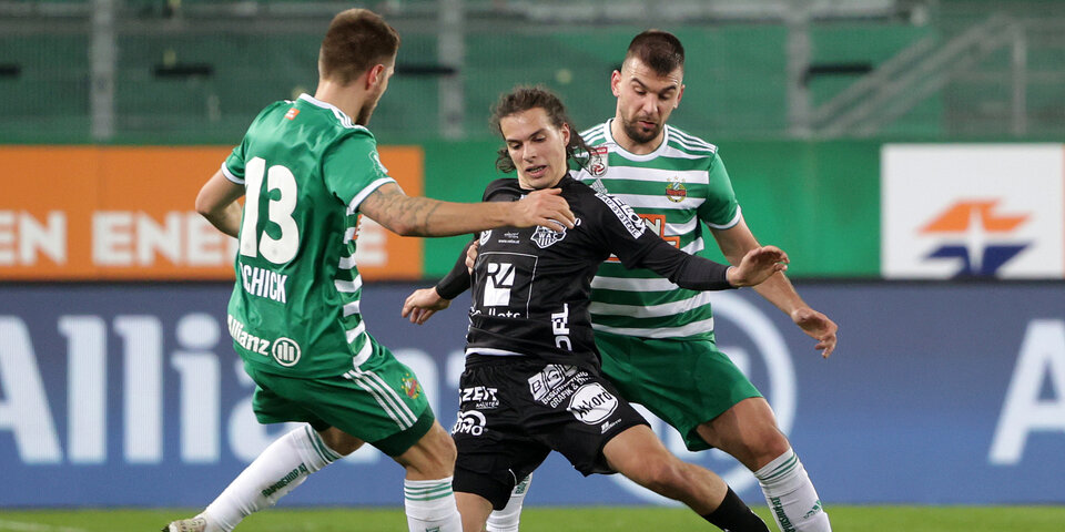 Kara schießt Rapid vorerst an Tabellenspitze