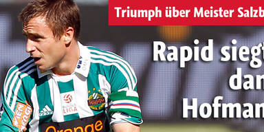 Rapid siegte dank spätem Hofmann-Treffer