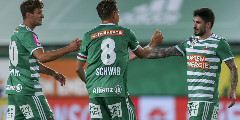 4:0-Sieg: Rapid drückt Sturm den Stempel auf